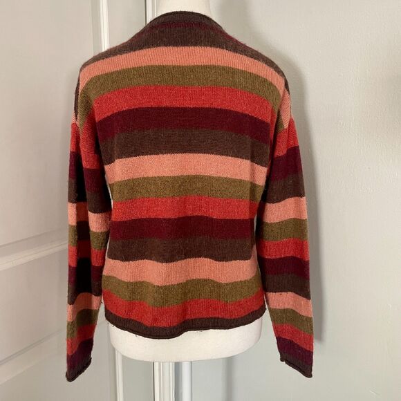 Madewell Chelsea Pocket Pullover Sweater in Multi-Stripe XS (Orig. $90) - Picture 4 of 8